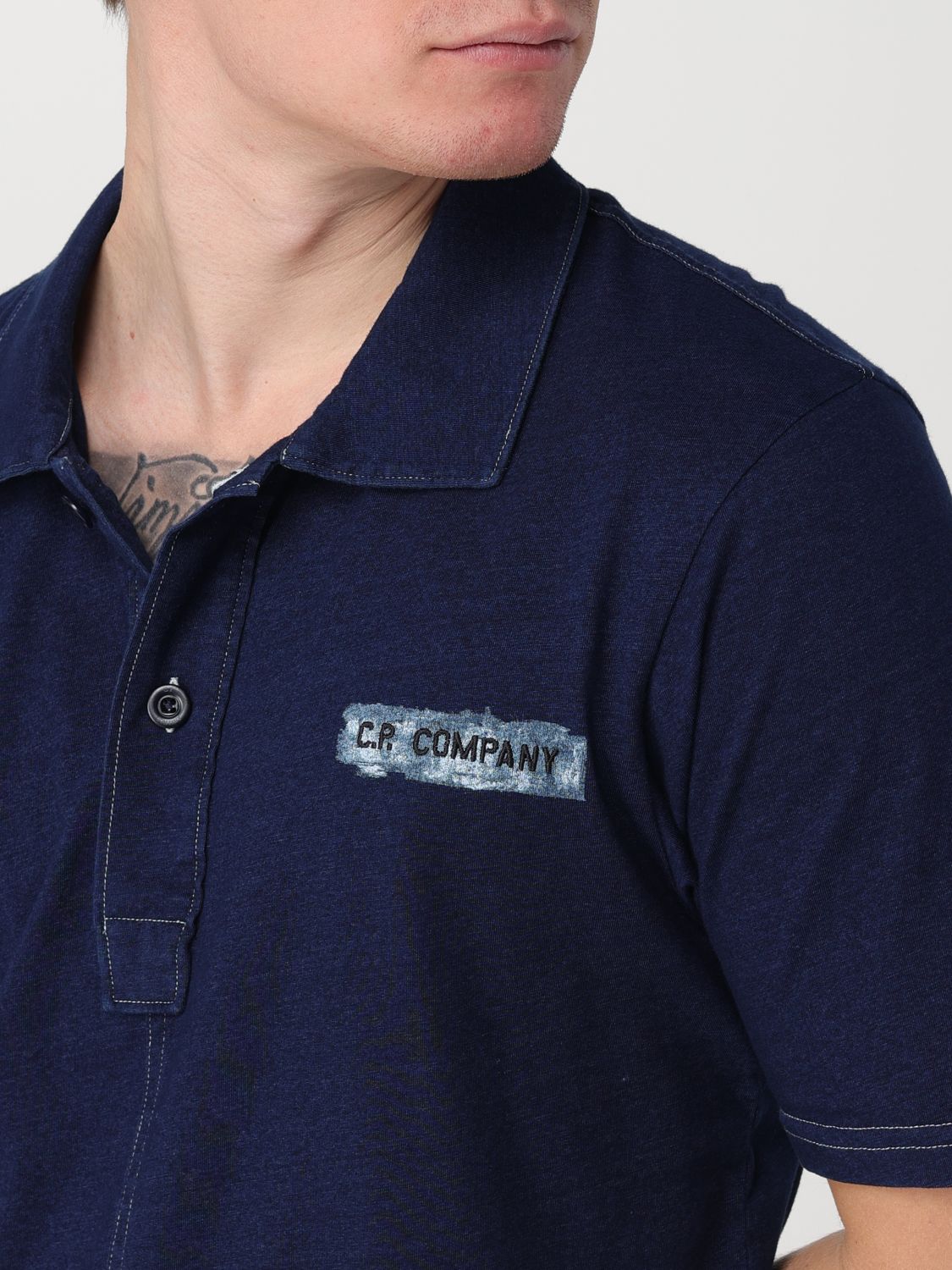 Polo Shirt Men color Blue