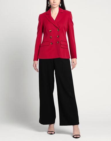 Woman Blazer Red Size 8 Polyester, Elastane
