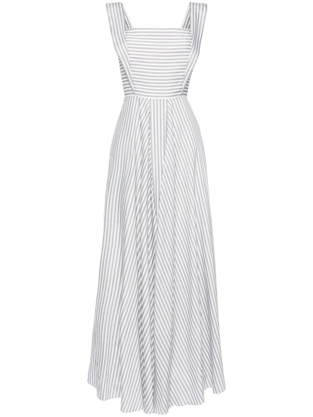 Striped maxi dress - Blue