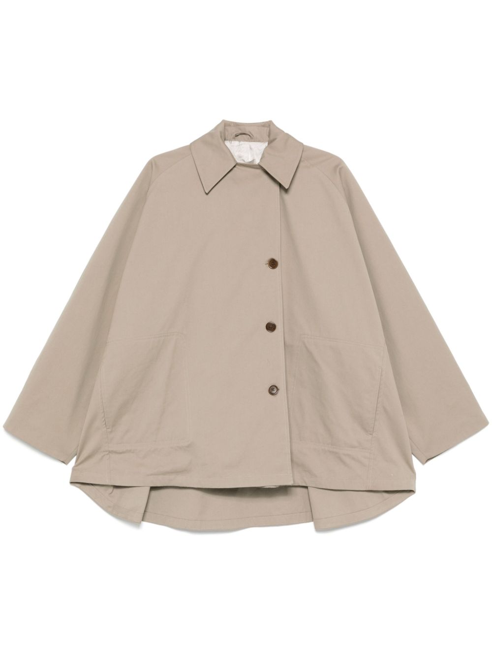 Wide trench jacket - Neutrals