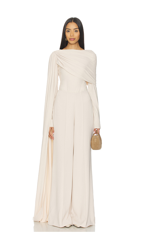 Deme by Gabriella Cobbie Jumpsuit in Nude. L. Also in XS