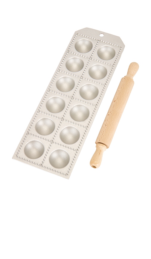 Verve Culture Ravioli Mold in Metallic Silver