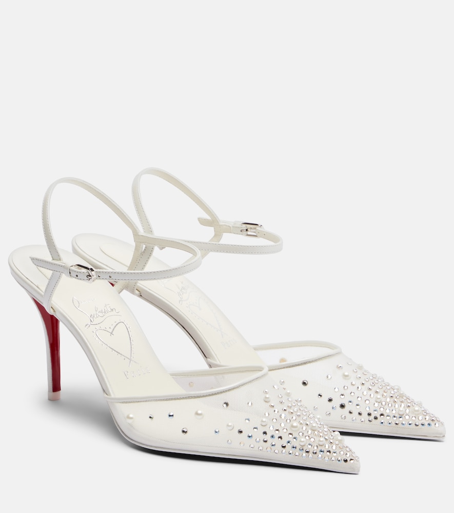 Miss Z embellished slingback pumps