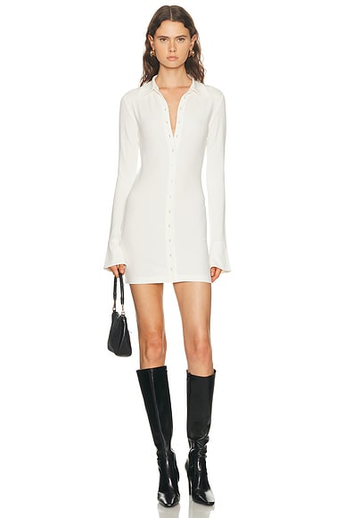 Eterne for FWRD Sloane Mini Dress in Black - Black. M also in L, S