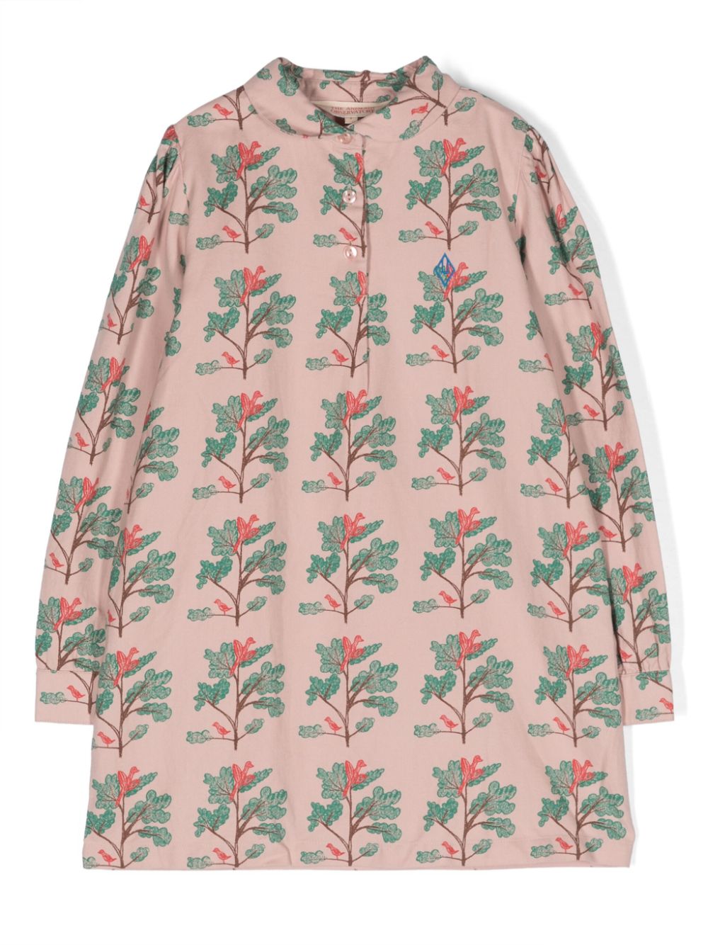 Albatros Kids linen-blend dress - Neutrals