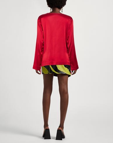 Woman Top Red Size 10 Viscose