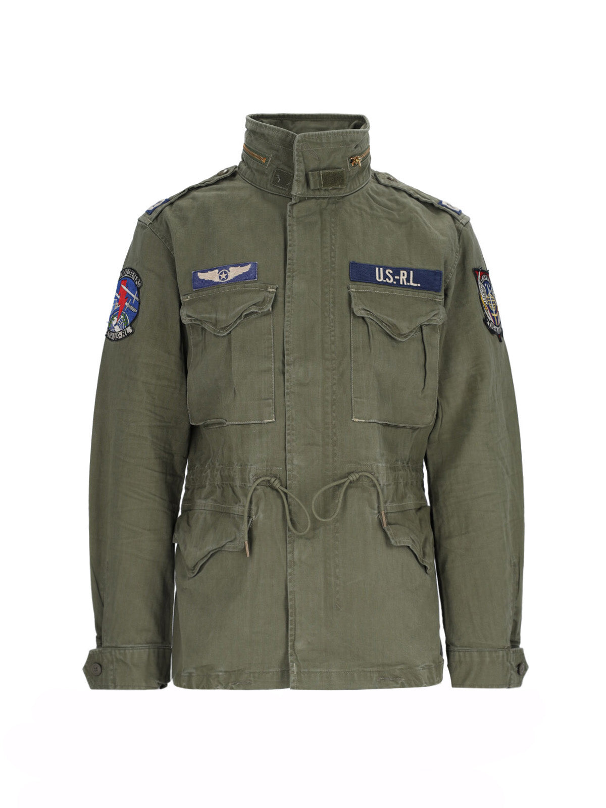 Men's 100% Cotton Polo-Style Jacket