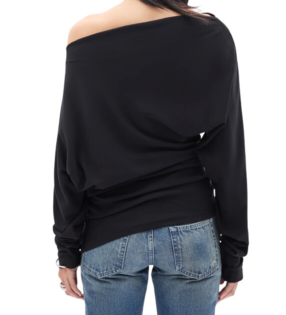 Roos Bias Cut Drop Shoulder Top