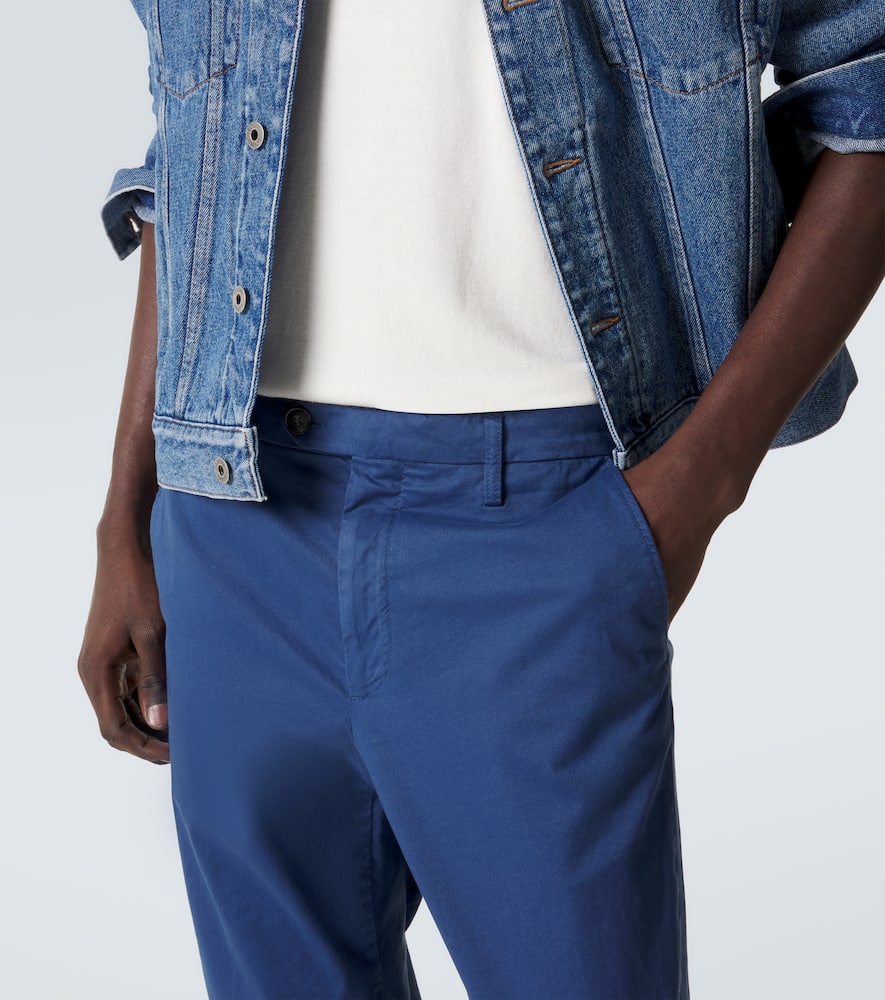 Cotton straight chinos