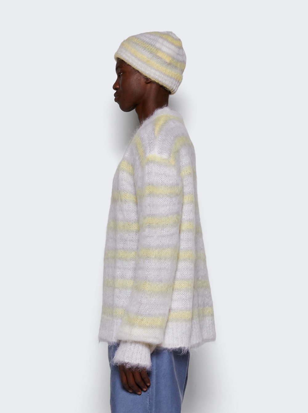 Striped sweater - Grey