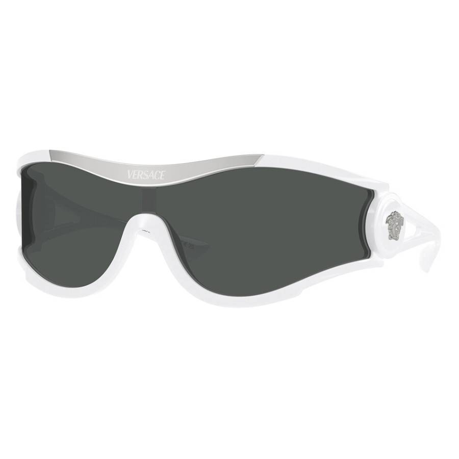 Dark Grey Shield Unisex Sunglasses VE4475 314/87 42