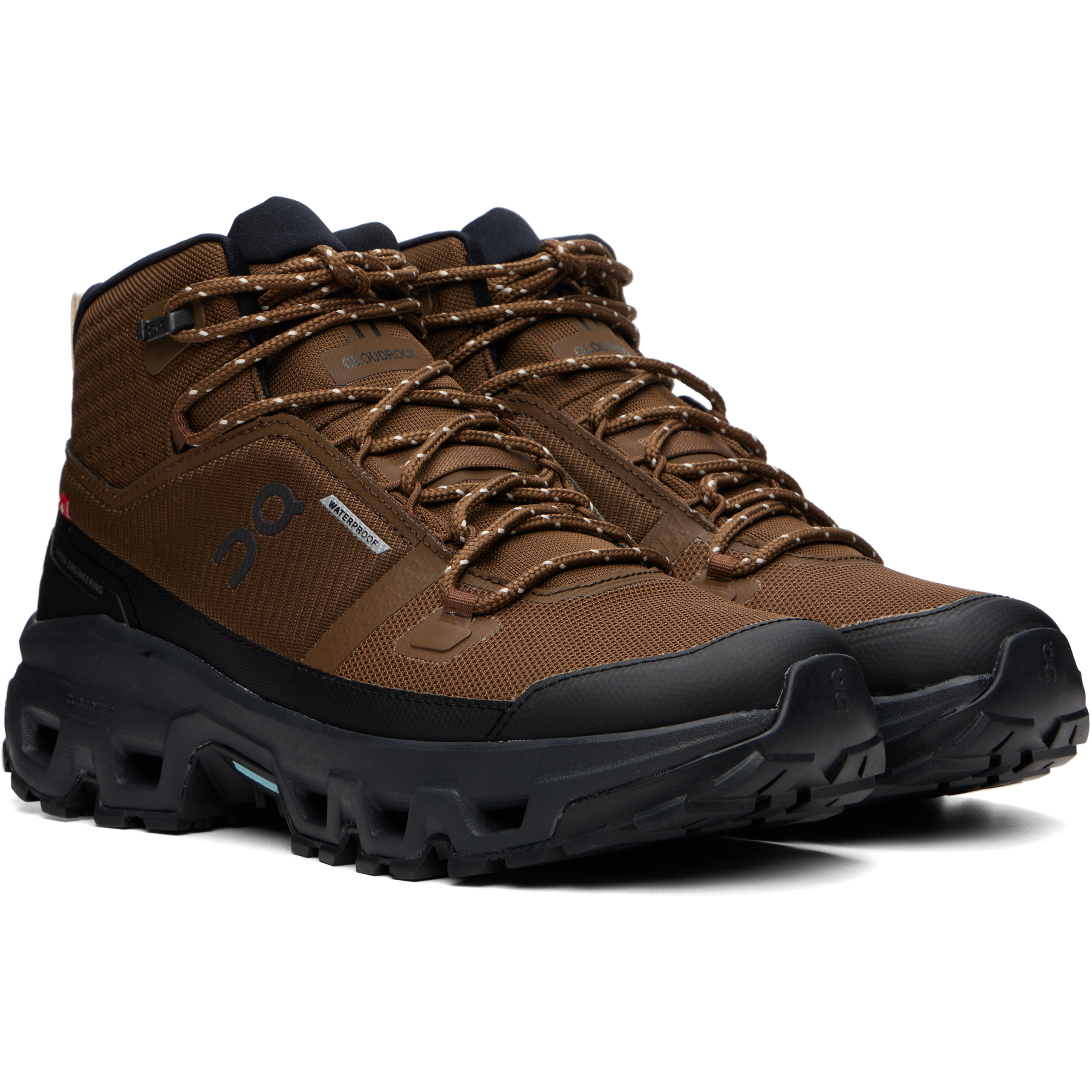 Brown Cloudrock Mid Waterproof Sneakers