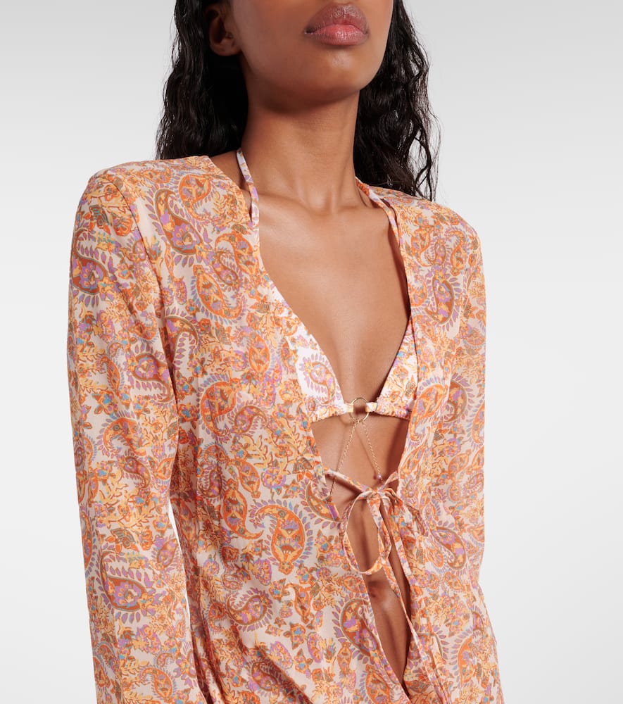Desert paisley beach dress
