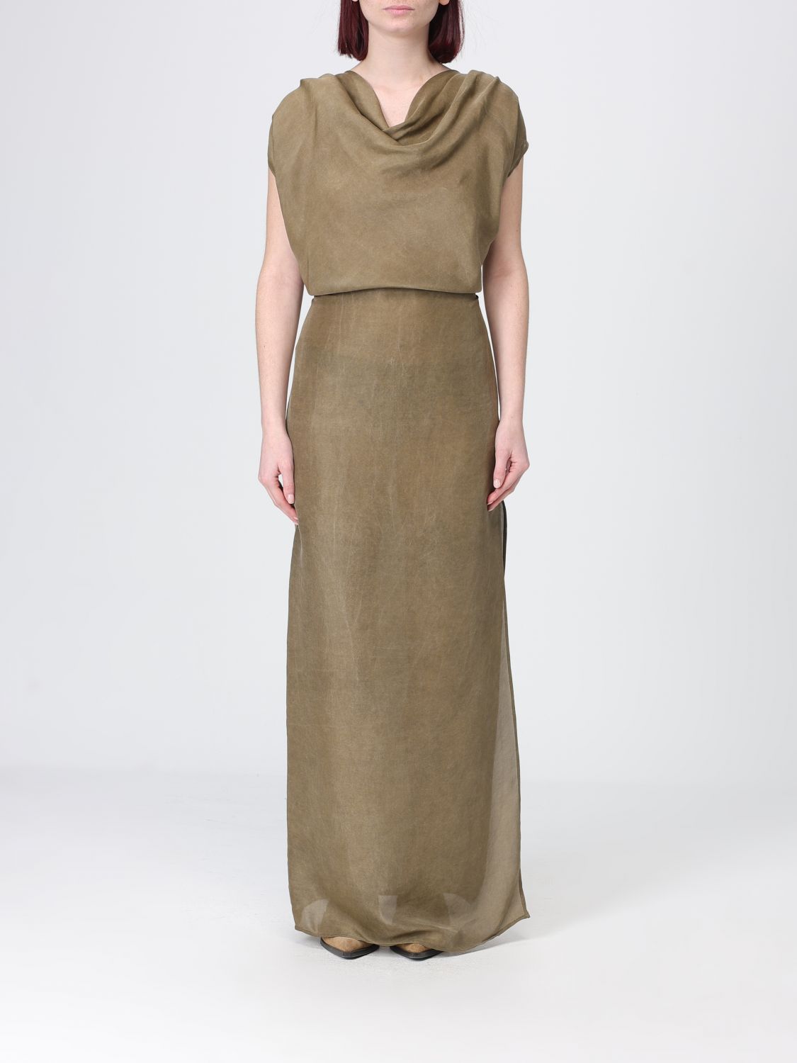 Dress Woman color Olive
