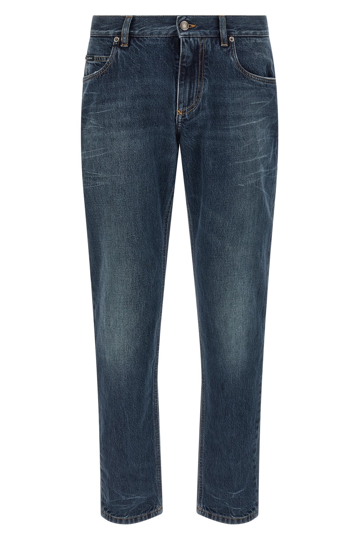 Logo Embroidery Jeans
