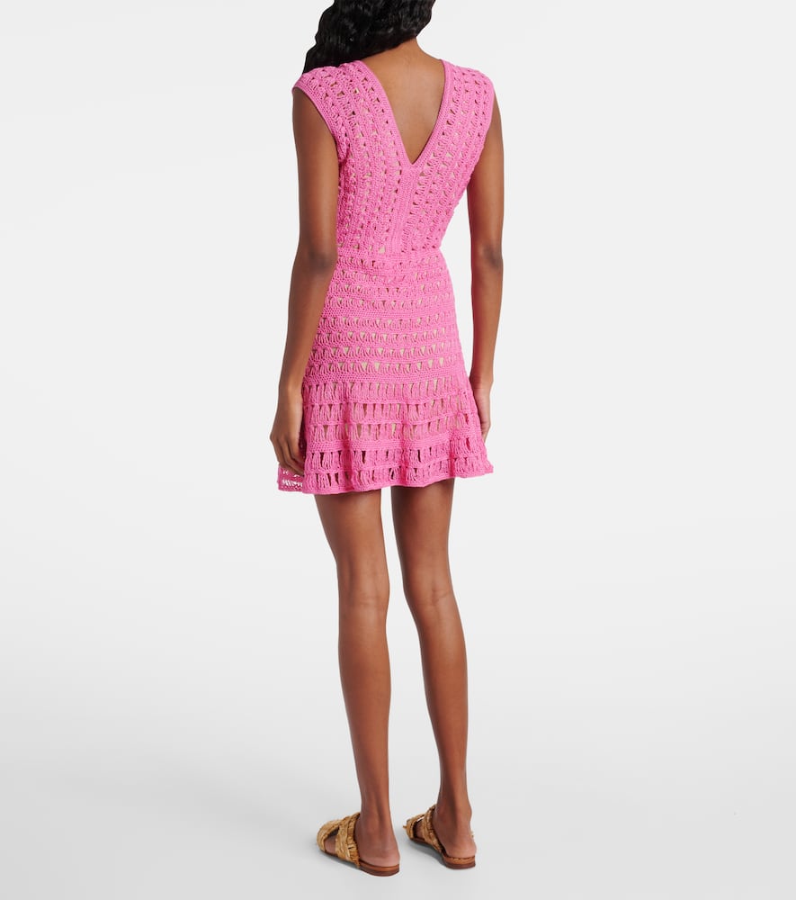 Jennifer crochet cotton minidress