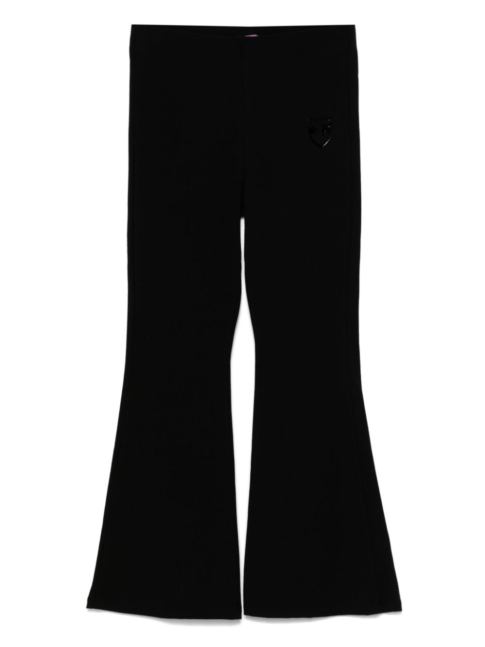 Raised-logo leggings - Black