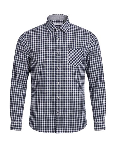 Man Shirt Navy Size 15 ½ Cotton