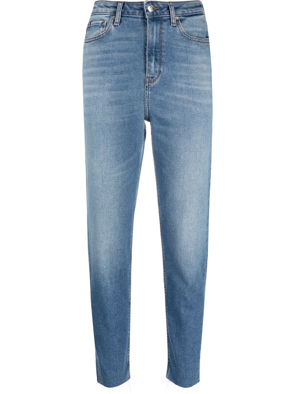 Tapered-leg denim jeans - Blue