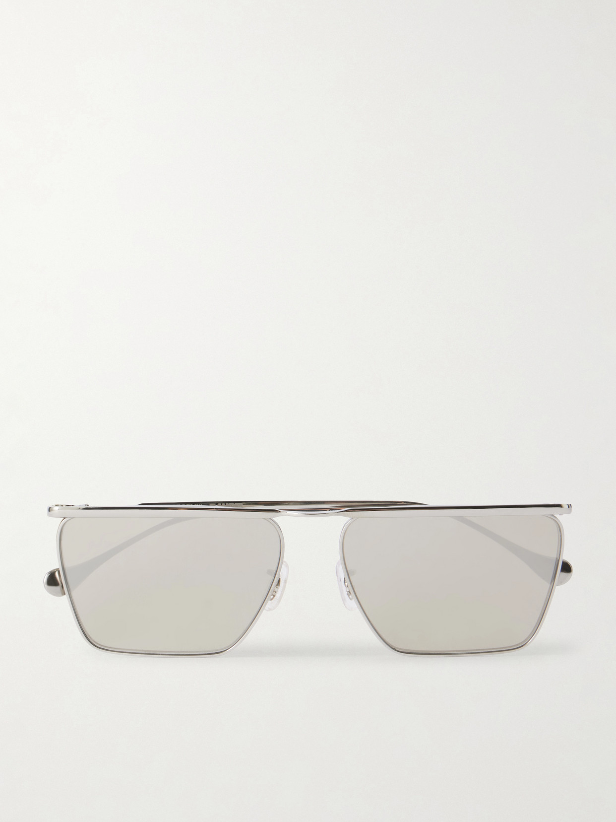 + Jil Sander Aviator-style Silver-tone Sunglasses