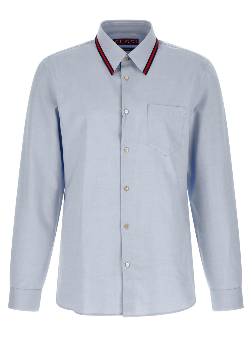 Light Blue Regular Solid Shirt