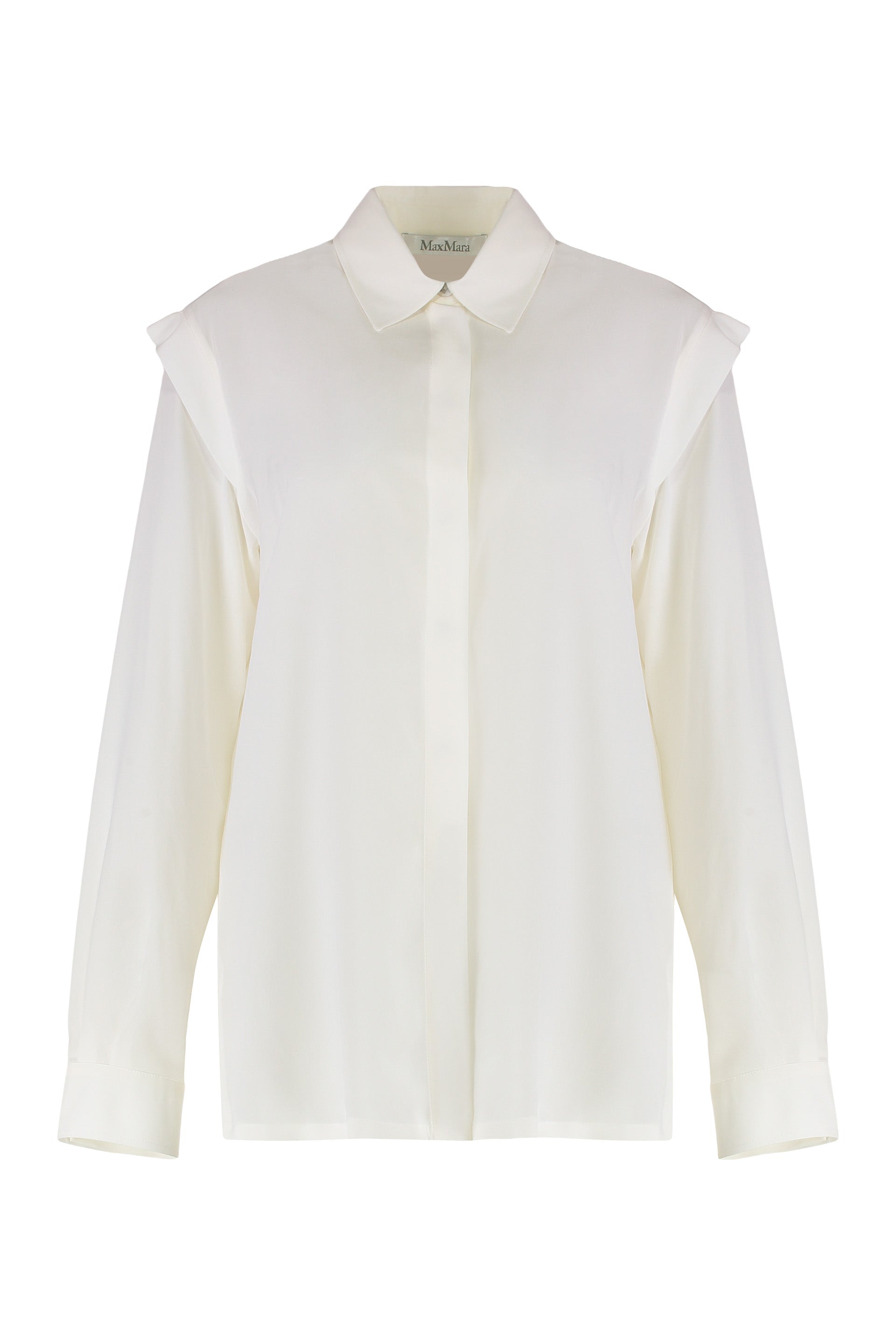 Zirlo Silk Shirt with Side Slits