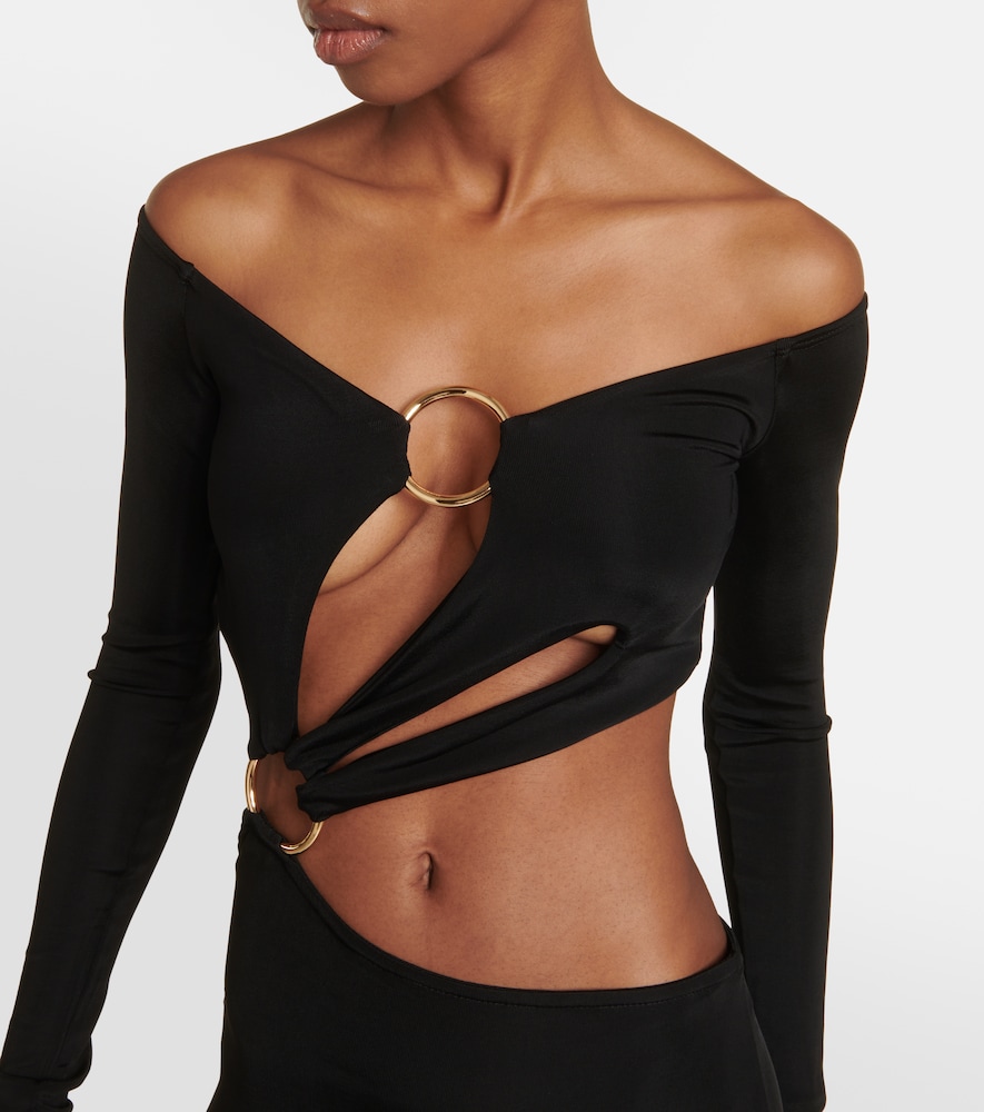 Sex Wax cutout jersey maxi dress