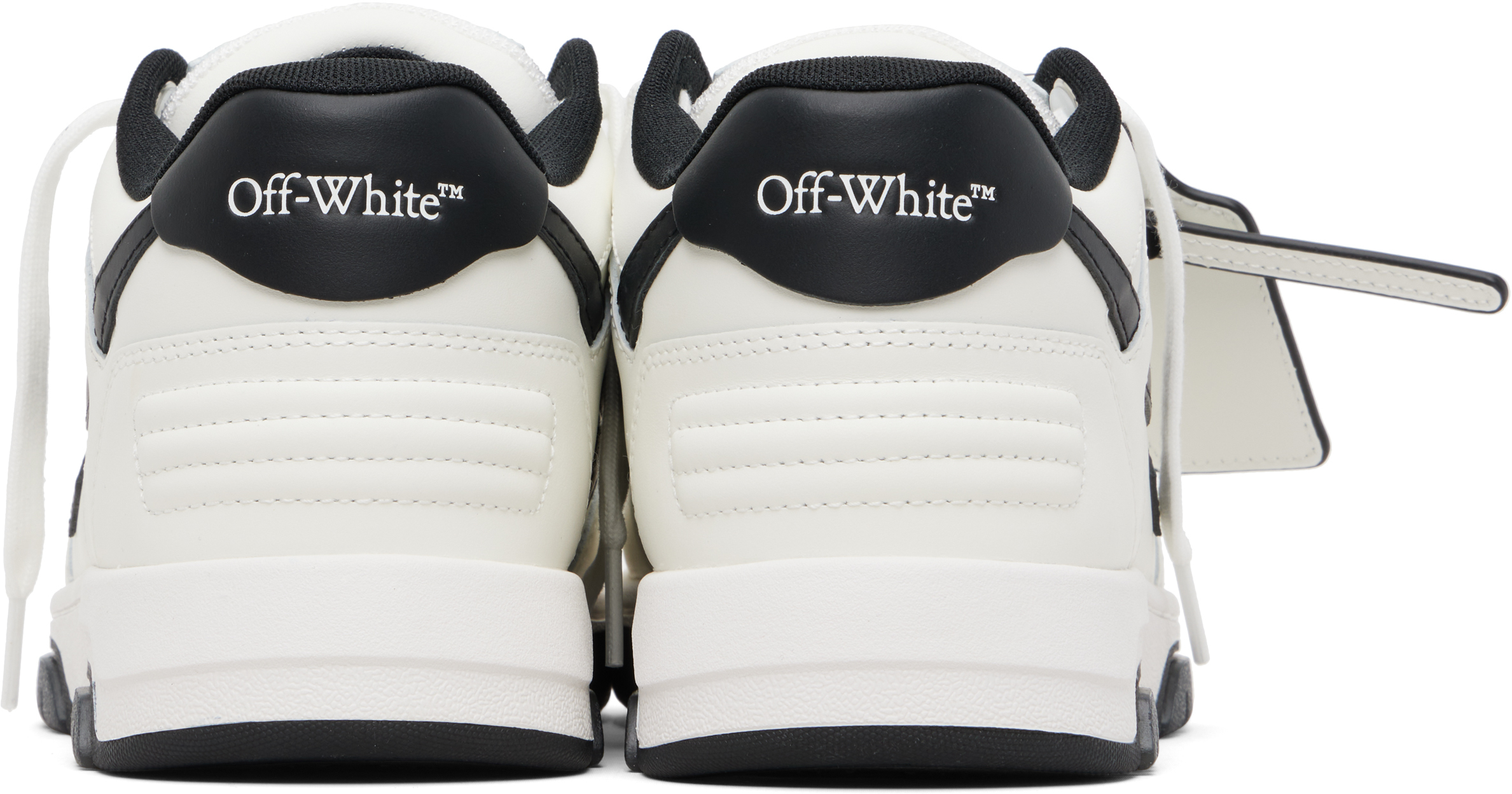 White & Black Out Of Office Sneakers