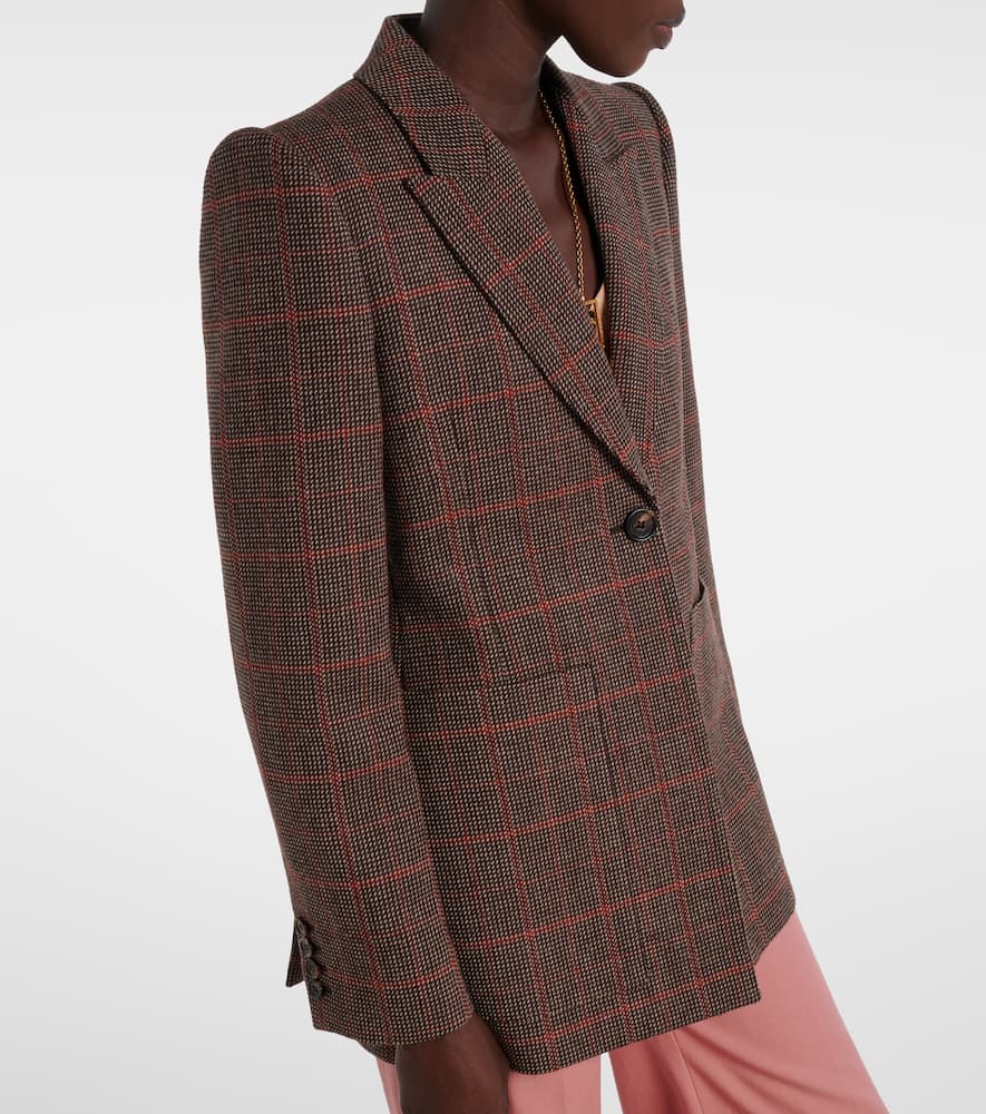 Chloé Checked virgin wool blazer