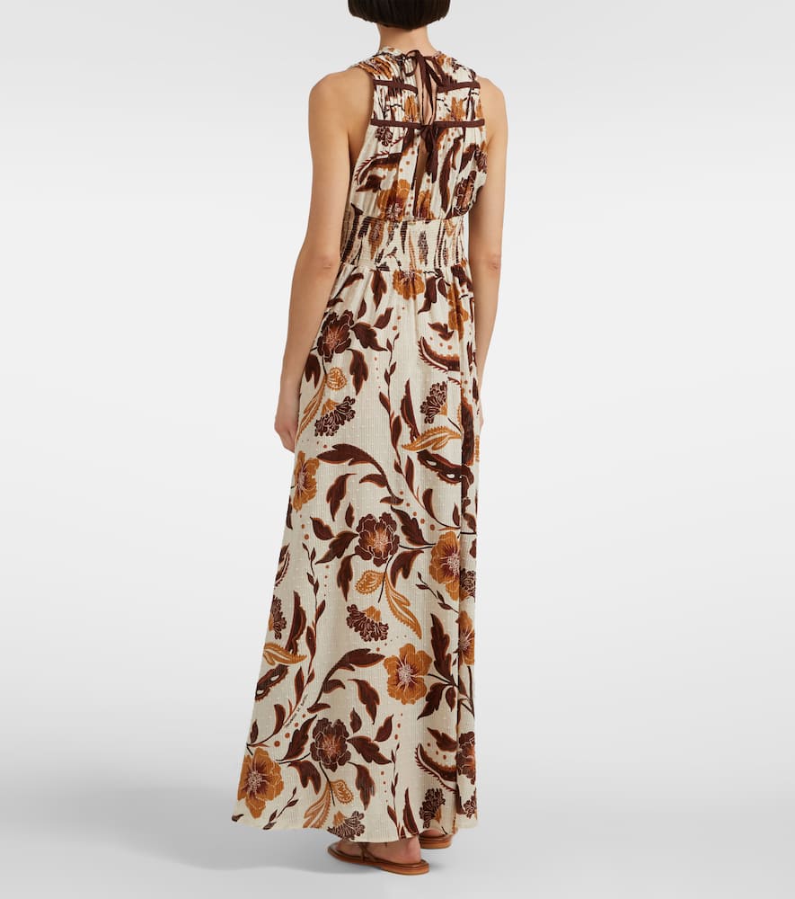 Chiara floral cotton maxi dress