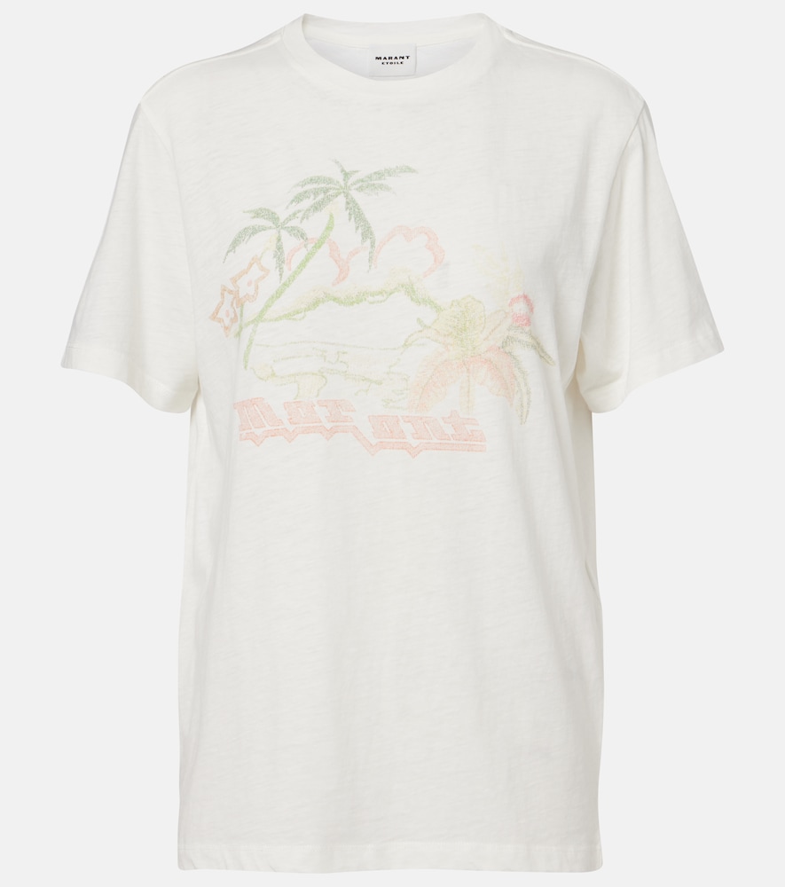 Zewel printed cotton T-shirt