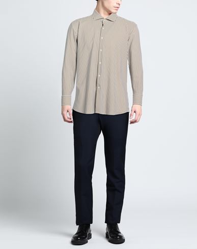 Next Man Shirt Military green Size 17 ½ Polyamide, Elastane