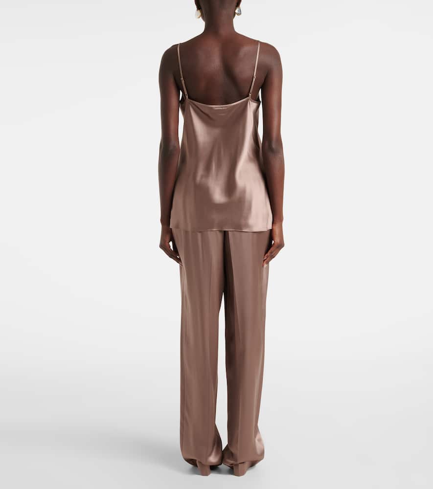 Clea silk satin camisole