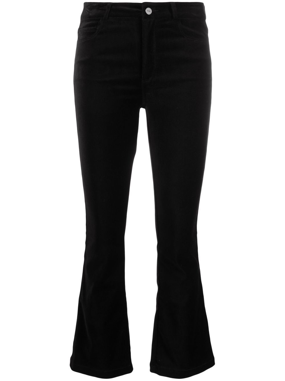 Mid-rise flared jeans - Black