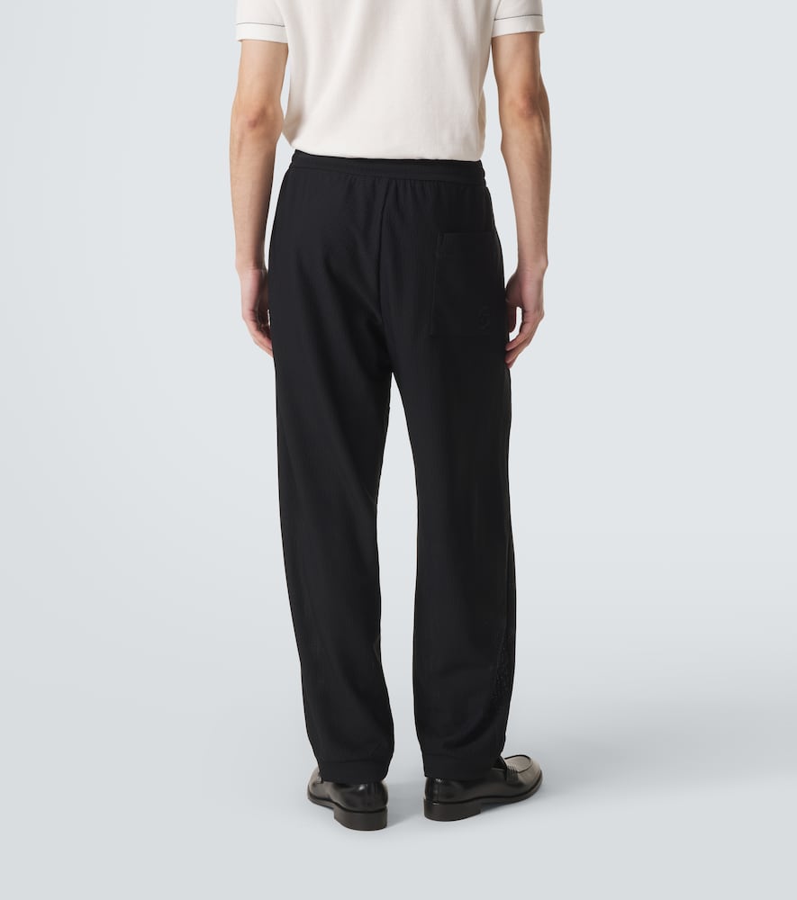 Knitted straight pants