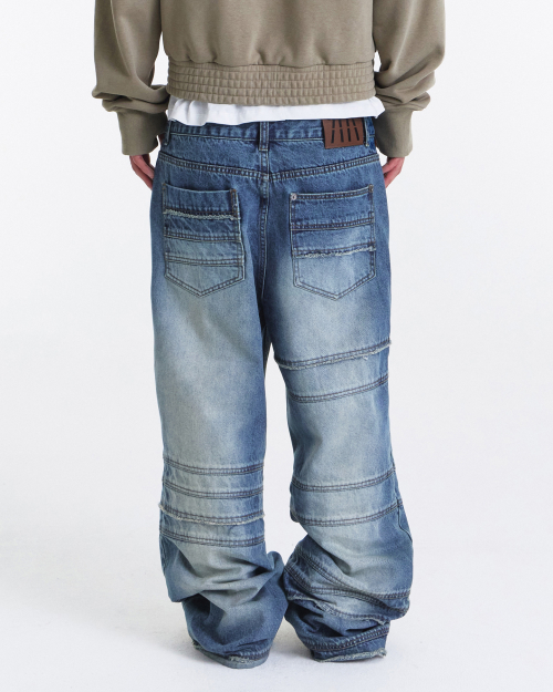 Bind Raw Cut Straight Denim Pants