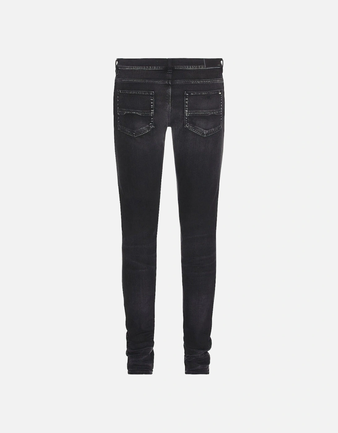 Men's Amiri Slim Fit Thrasher Plus Aged Black Denim Jeans - Size: 30/32