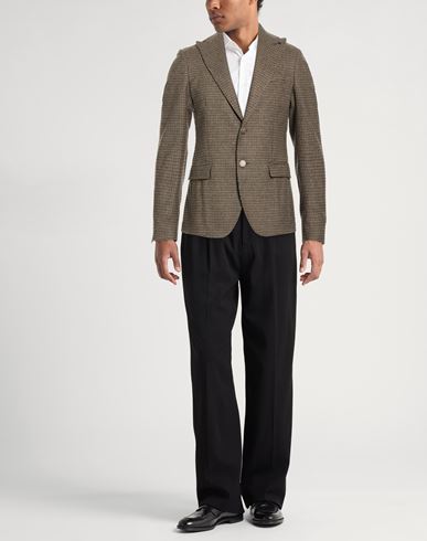 Man Blazer Dark green Size 38 Wool, Polyester, Polyamide