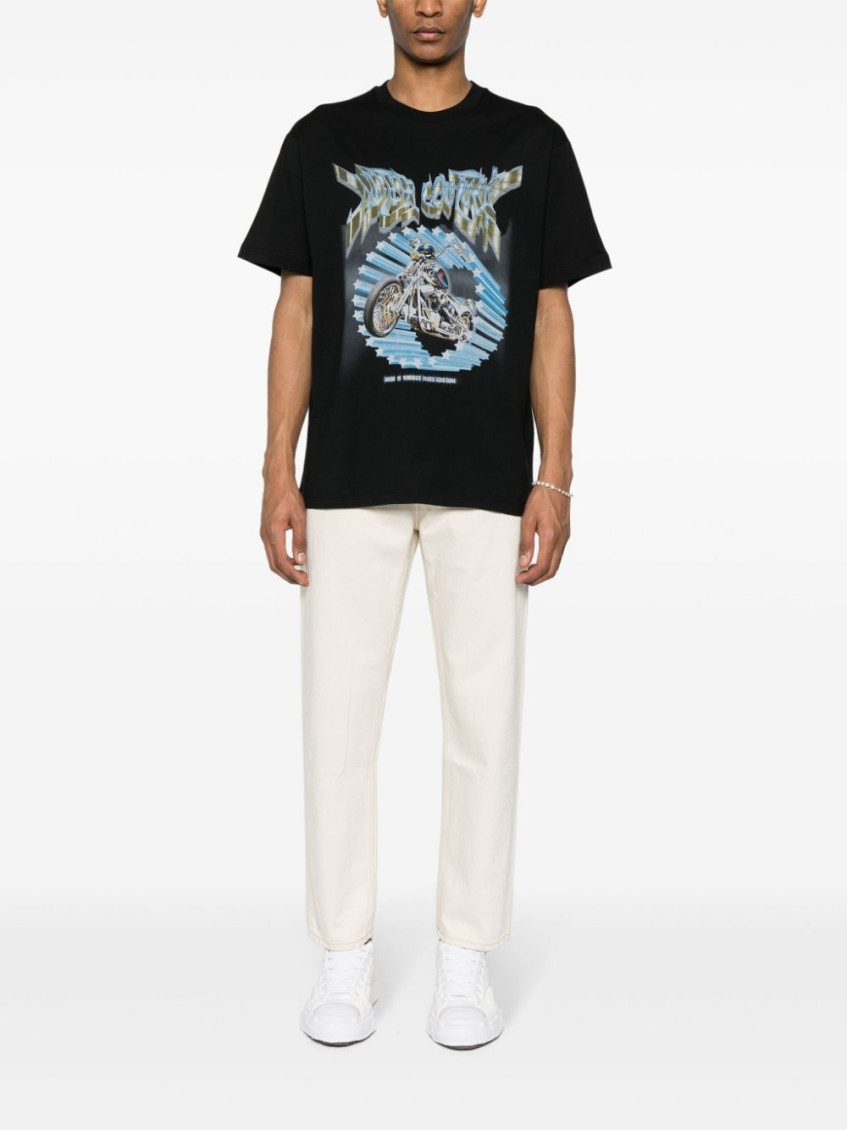 Black Printed T-shirt
