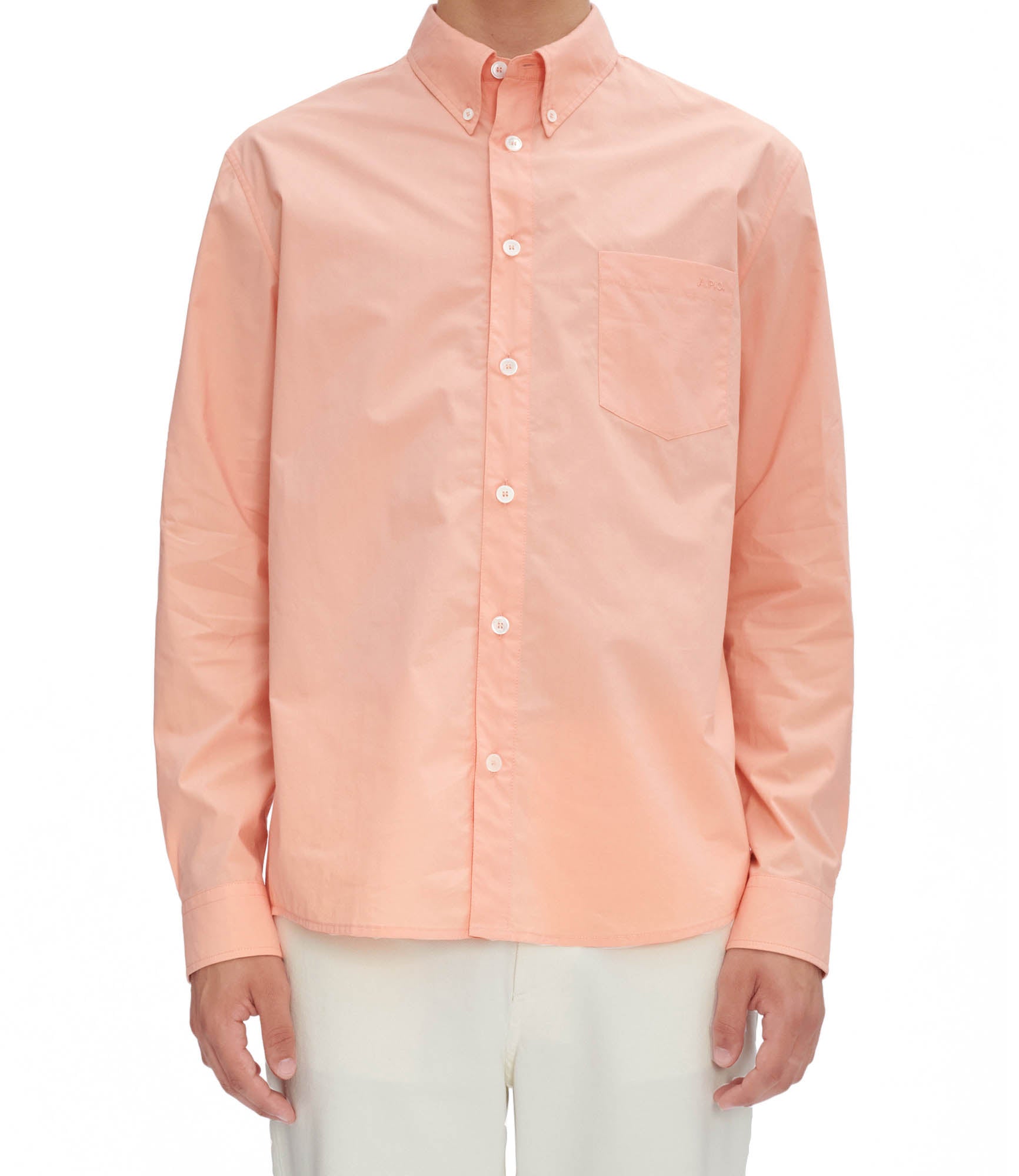 A. P.C. Edouard Logo shirt XS EAD - Peach