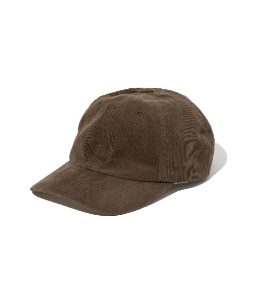 Corduroy ball cap brown
