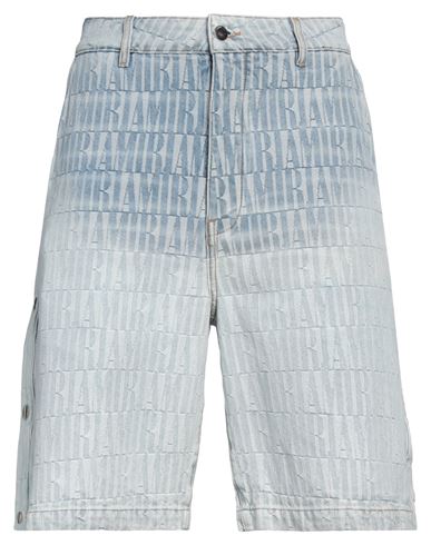 Man Denim shorts Blue