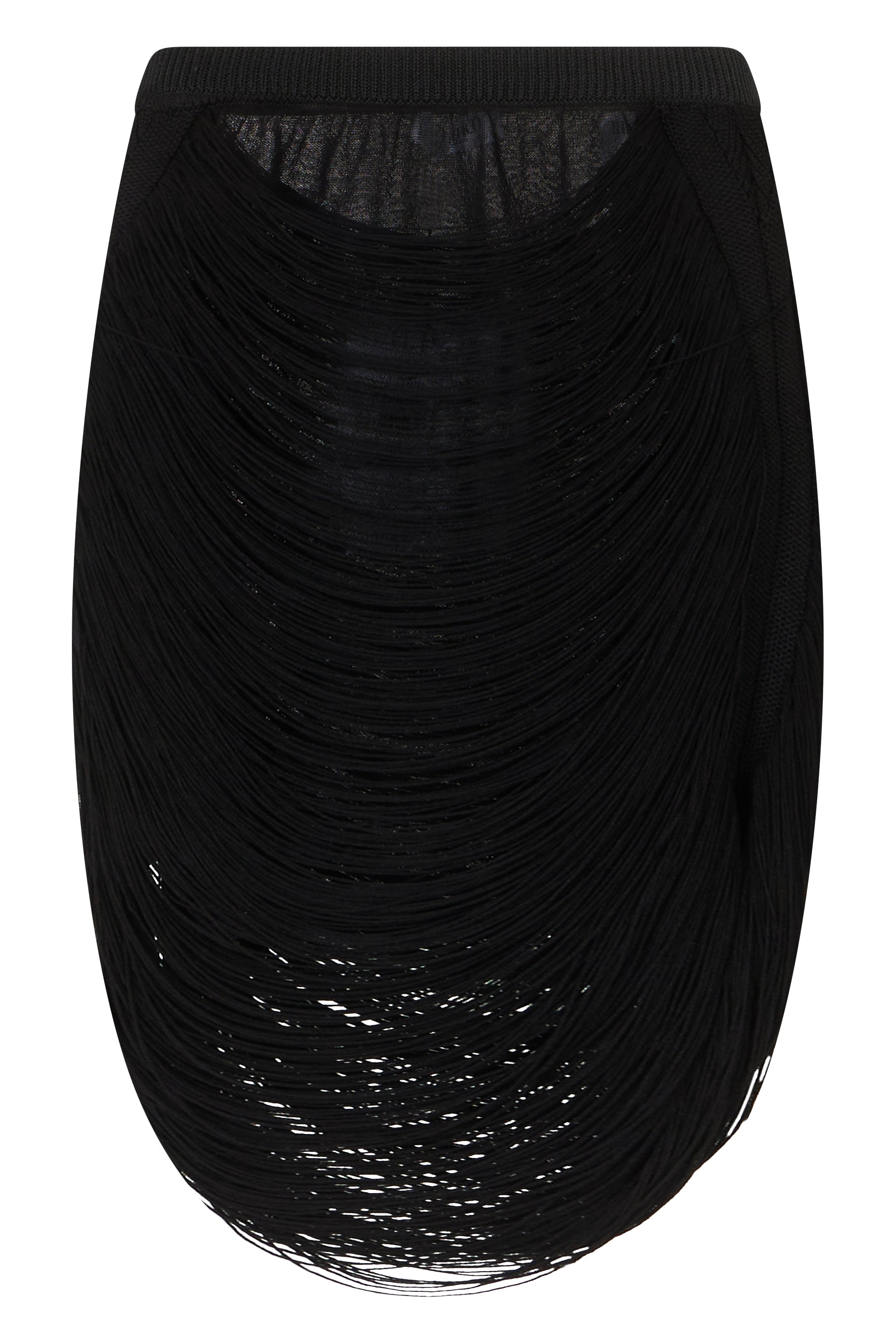 Fringed Mini Skirt