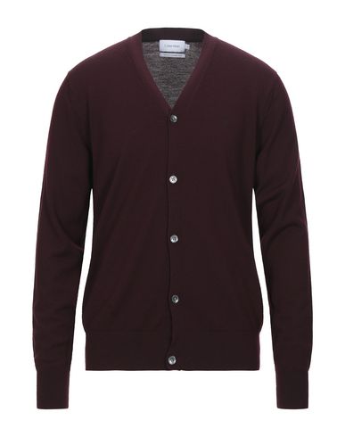 Man Cardigan Plum Size XS Wool