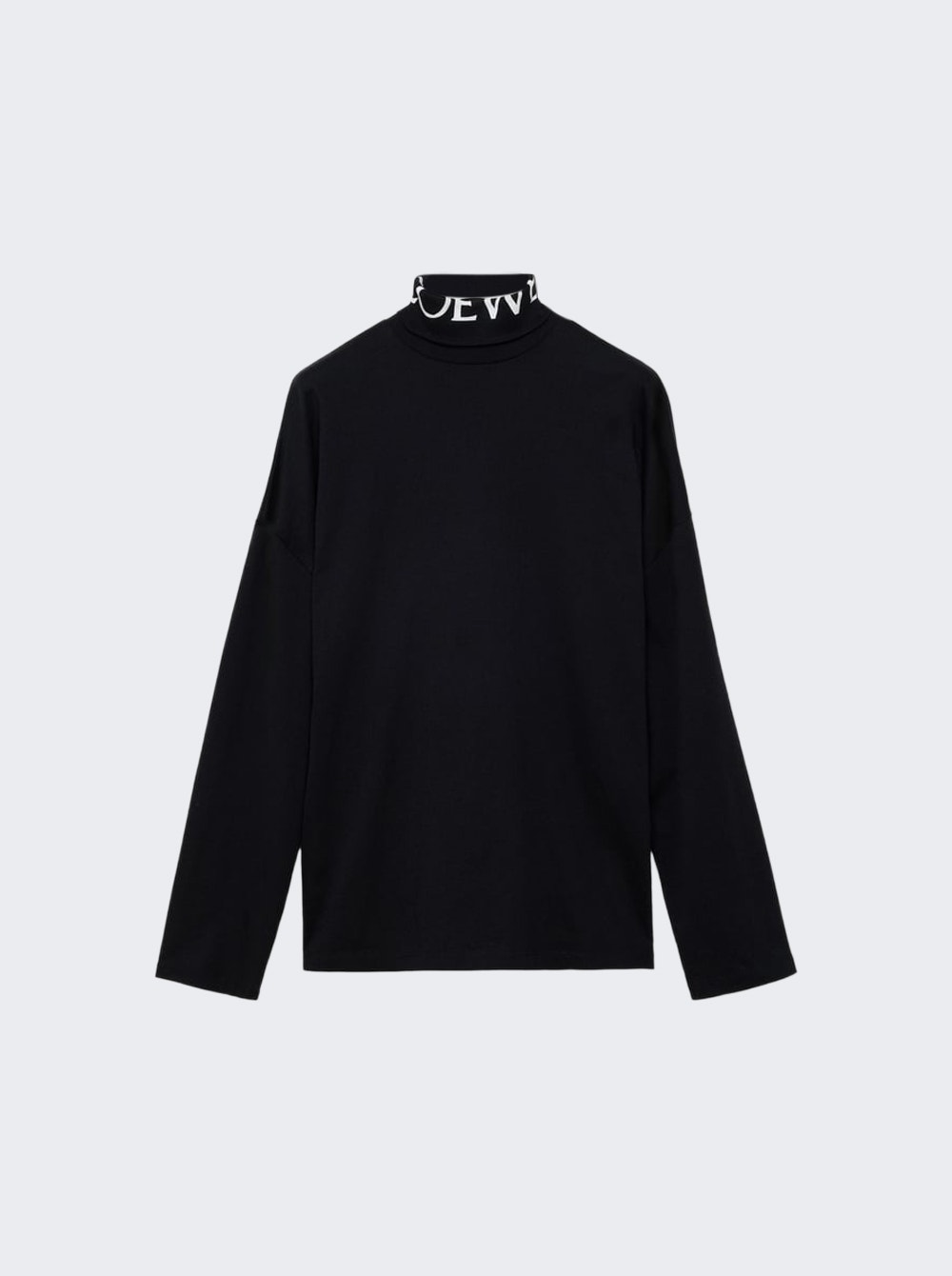 Turtle Neck Top Black
