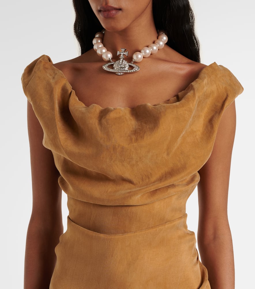 Ginnie draped gown