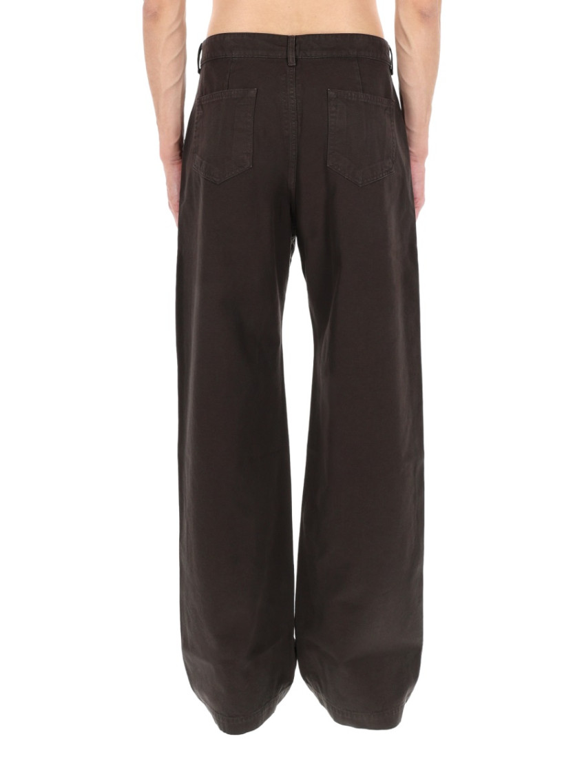 Brown Mid Rise Jeans