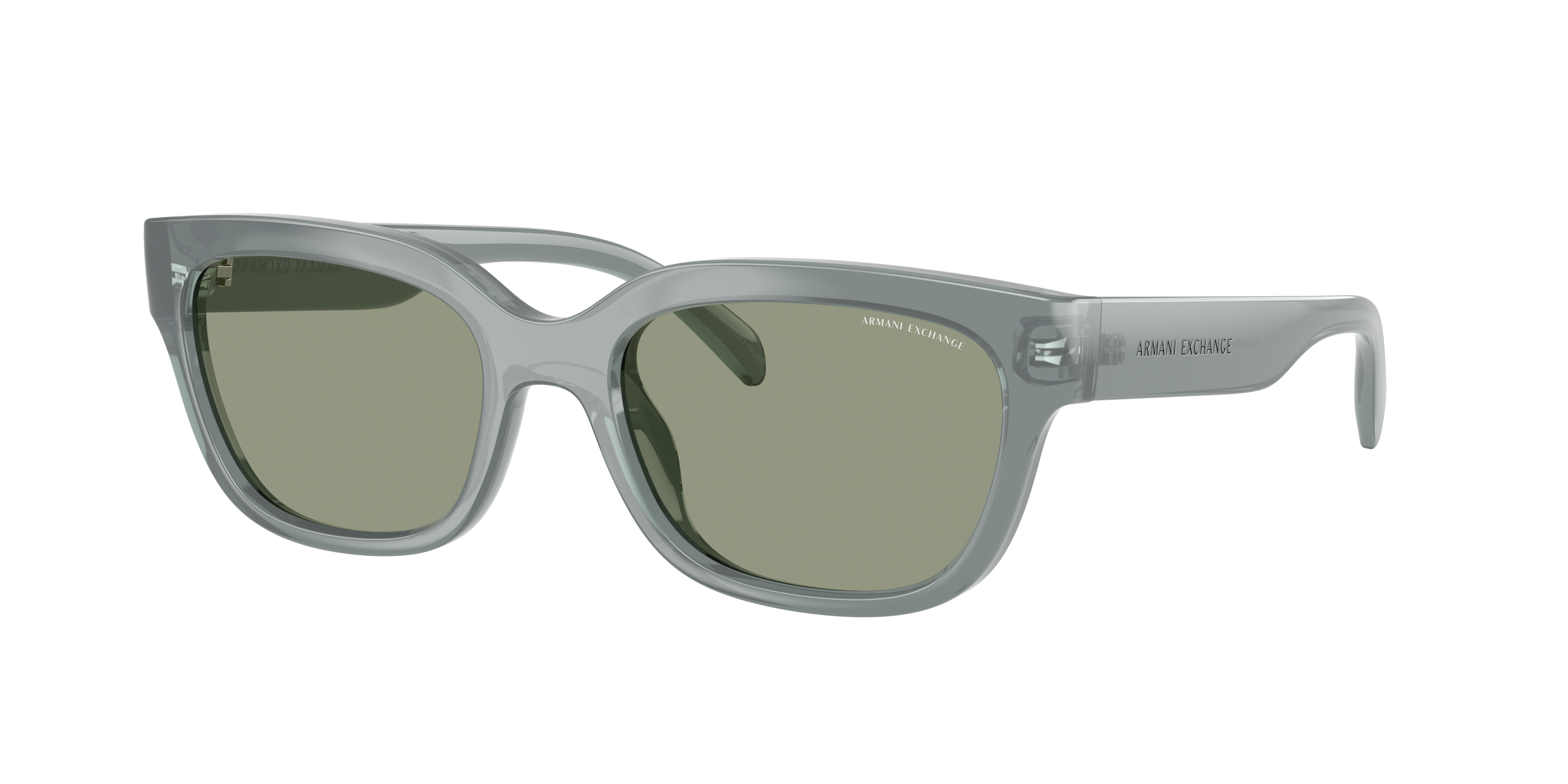 Armani Exchange Woman Sunglass AX4155SU - Frame color: Shiny Black, Lens color: Dark Grey