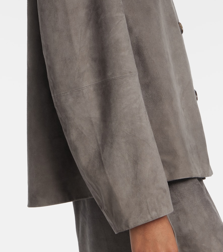 Suede overshirt