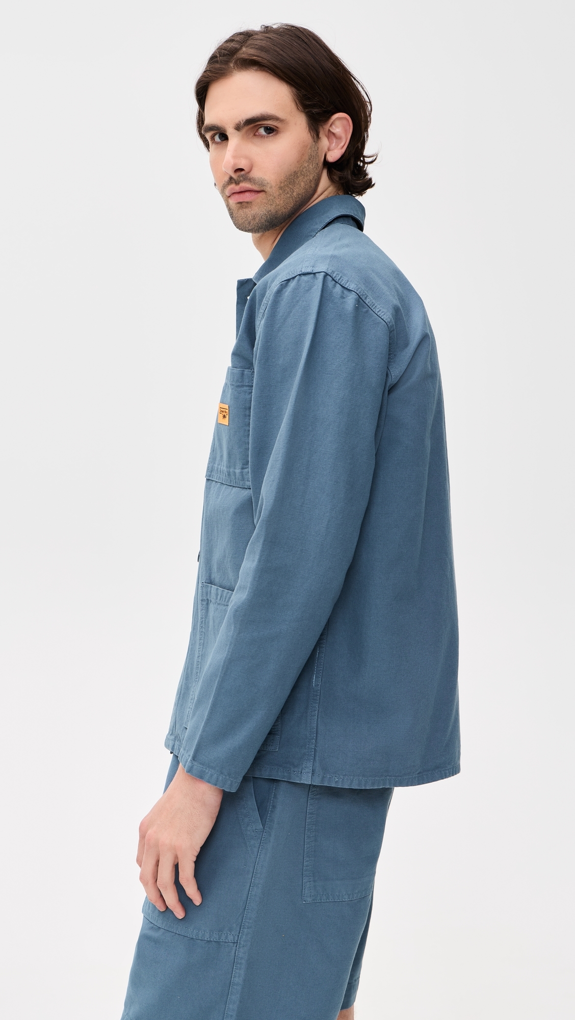 Canvas Chore Shirt Slate